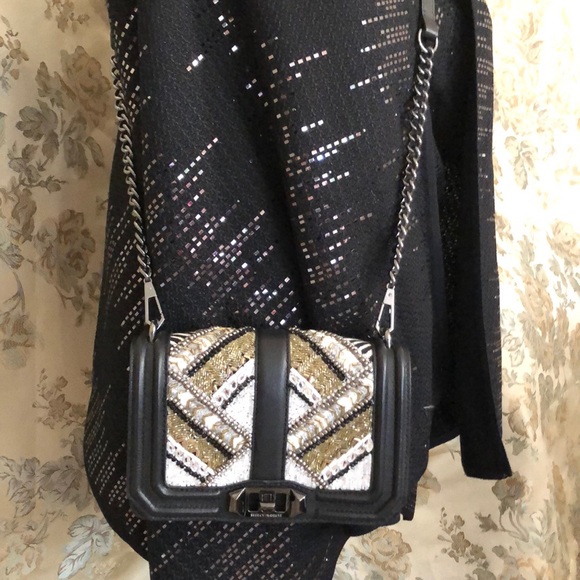Rebecca Minkoff black bead wonderbox bag-RARE! - Picture 8 of 8